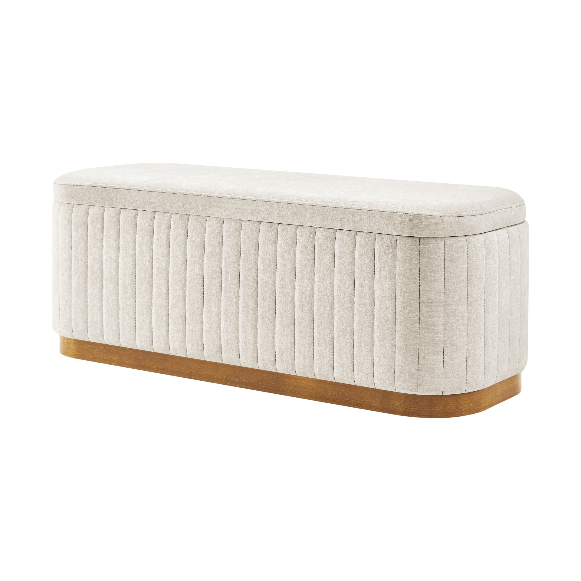 Clinton Chenille Storage Bench - What A Room