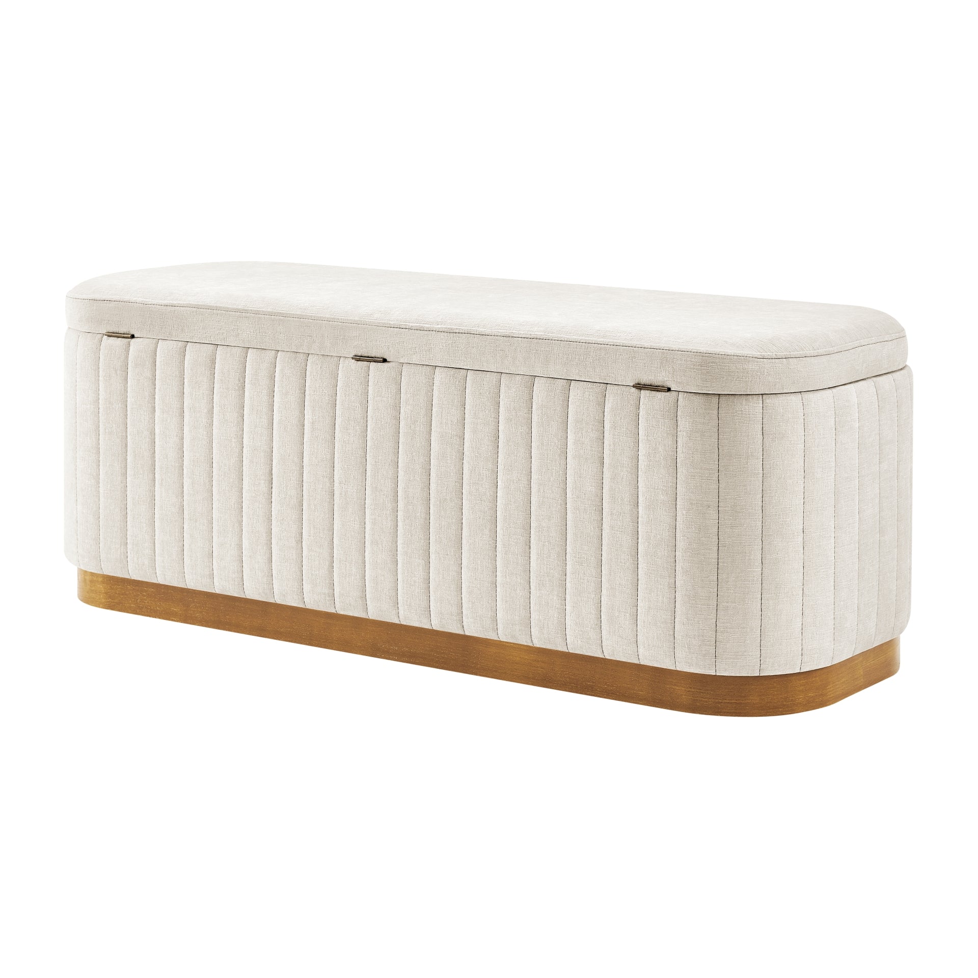Clinton Chenille Storage Bench - What A Room