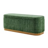 Clinton Chenille Storage Bench - What A Room