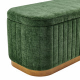 Clinton Chenille Storage Bench - What A Room