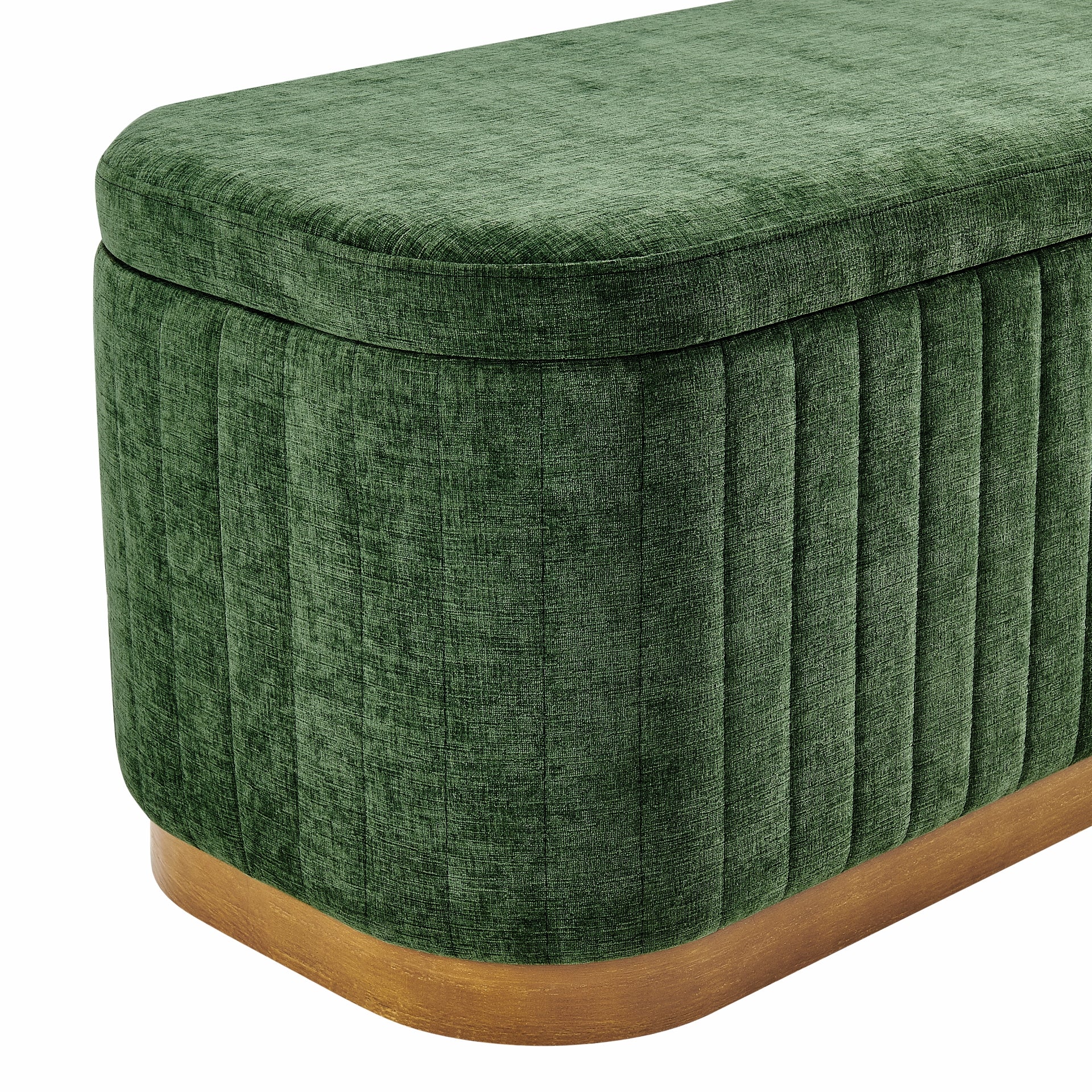 Clinton Chenille Storage Bench - What A Room