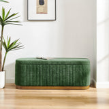 Clinton Chenille Storage Bench - What A Room