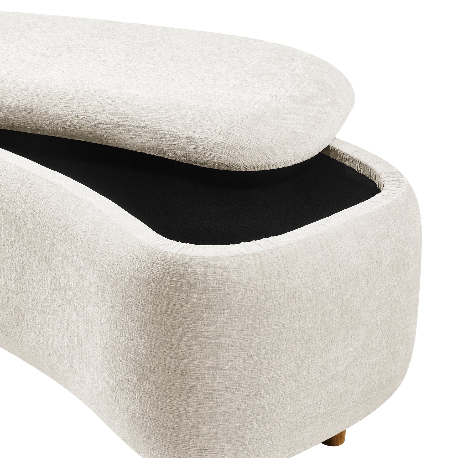Leony Chenille Storage Bench - What A Room