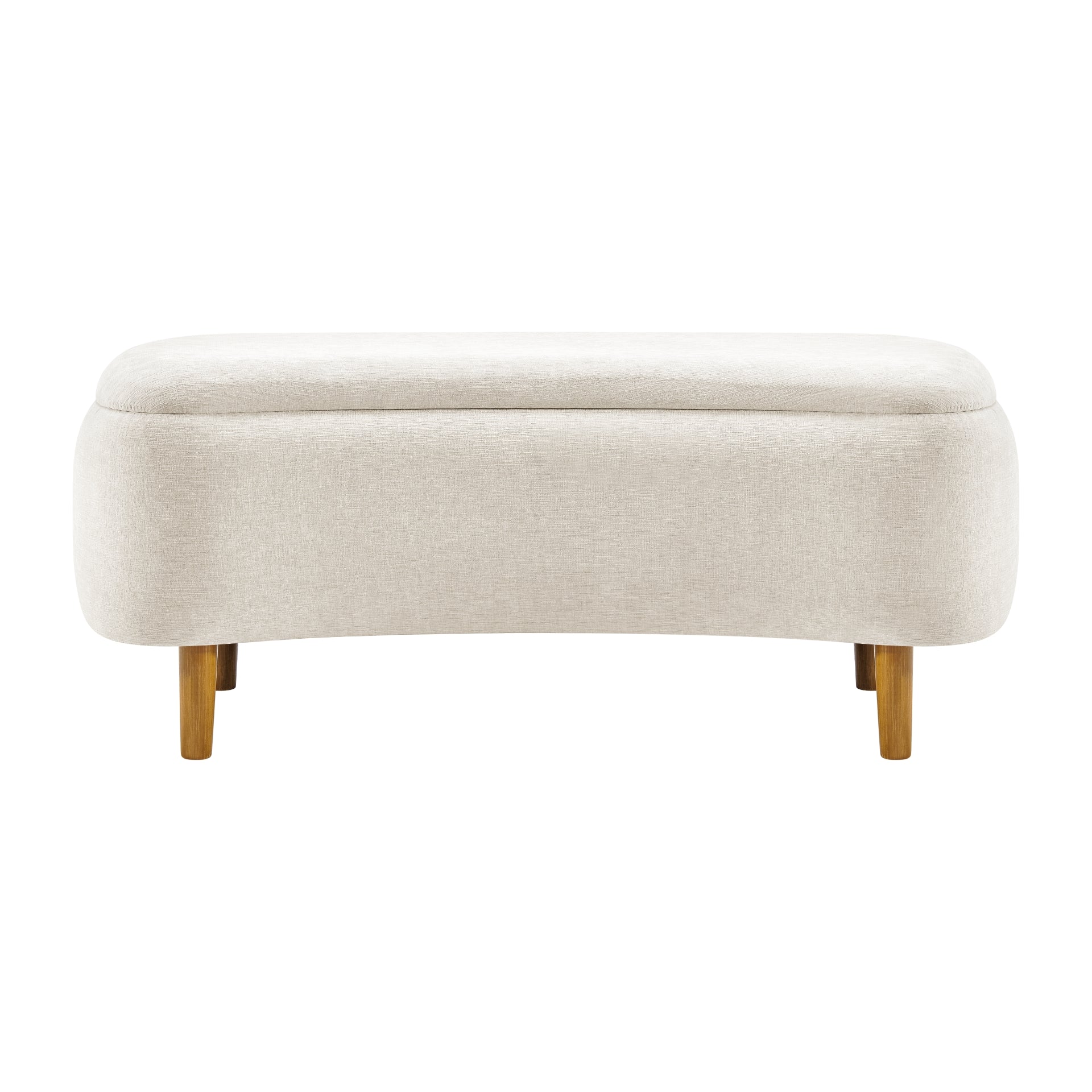 Leony Chenille Storage Bench - What A Room