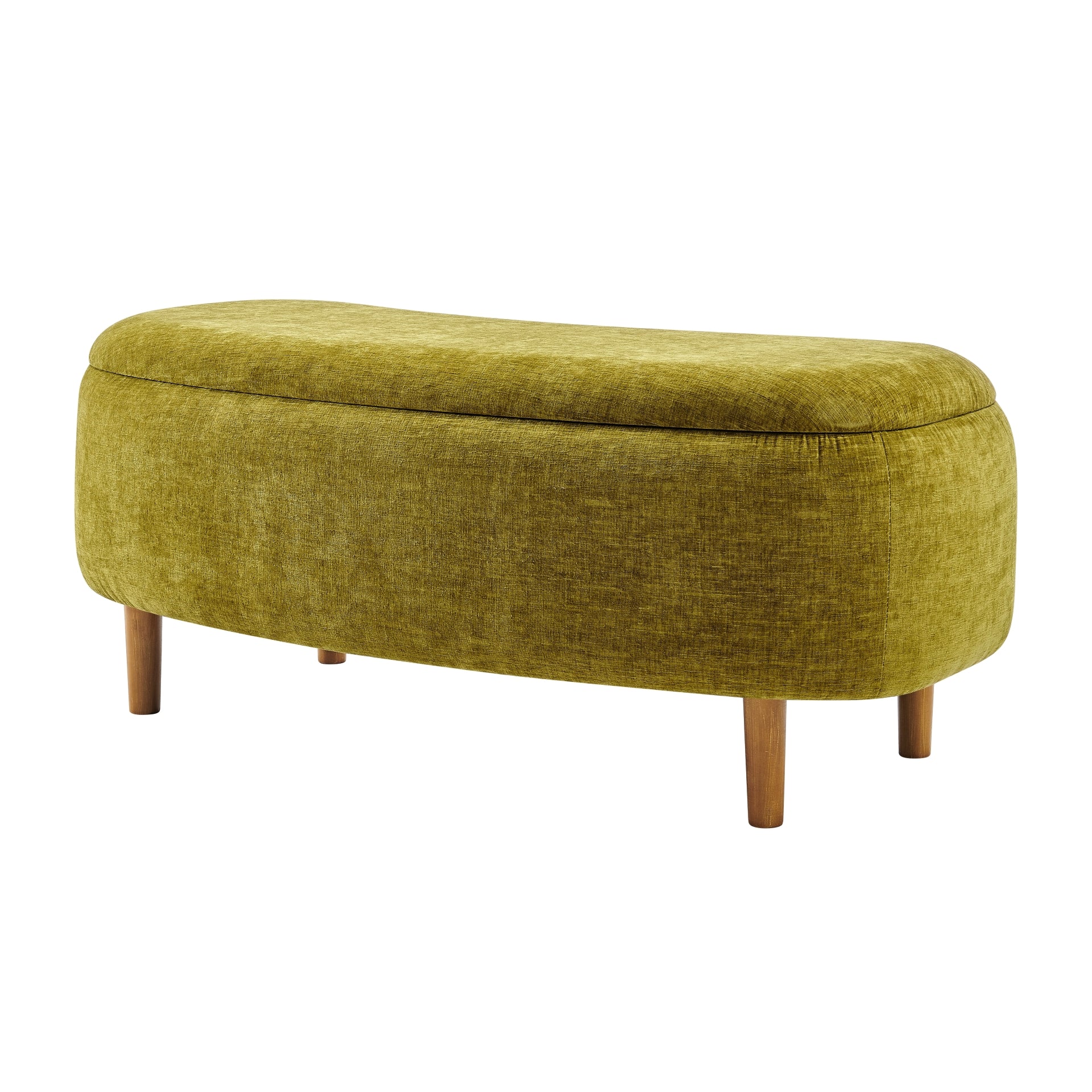 Leony Chenille Storage Bench - What A Room