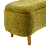 Leony Chenille Storage Bench - What A Room