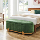 Ayleen Chenille Storage Bench - What A Room