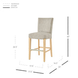 Milton Fabric Counter Stool - What A Room