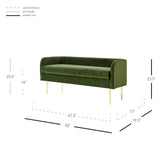 Marsha  Velvet Bench - What A Room