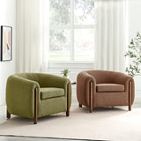 Cordelia Boucle Accent Arm Chair - What A Room