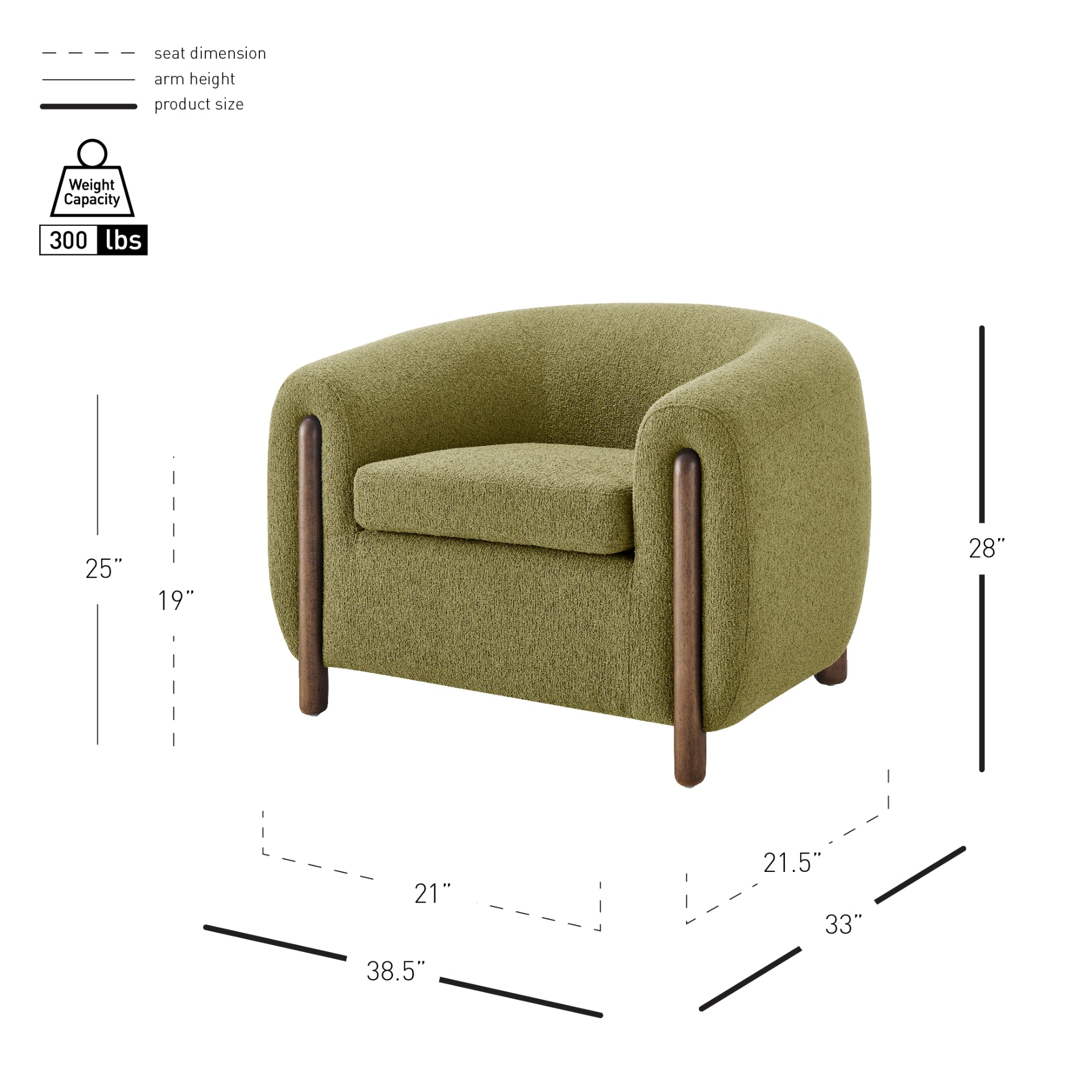 Cordelia Boucle Accent Arm Chair - What A Room