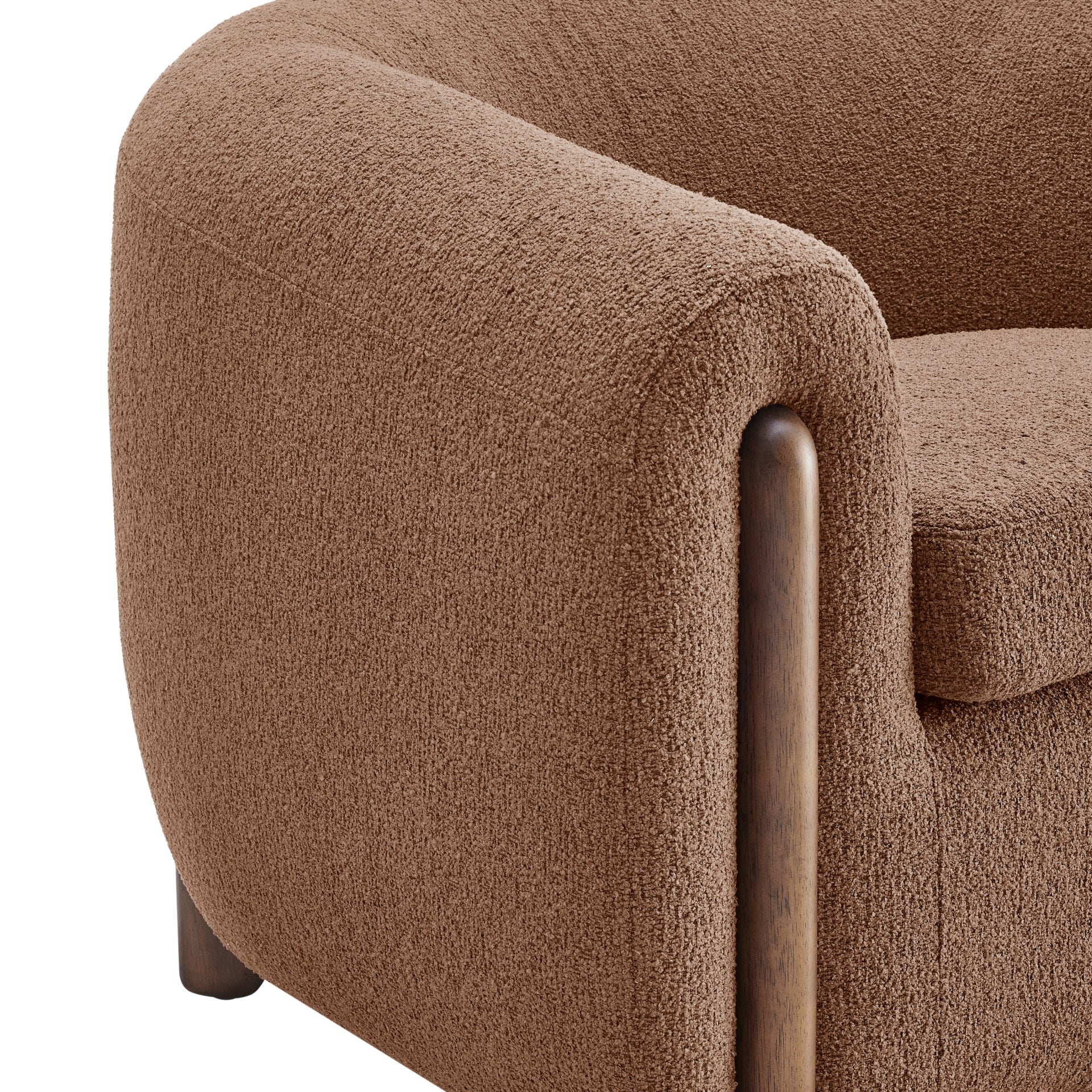 Cordelia Boucle Accent Arm Chair - What A Room