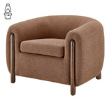 Cordelia Boucle Accent Arm Chair - What A Room
