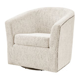 Ernest Fabric Swivel Accent Arm Chair - What A Room