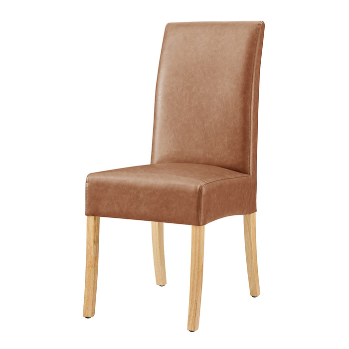 Valencia Faux Leather Dining Side Chair (Set of 2)