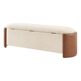 Alyssa Fabric/ Storage Bench - What A Room