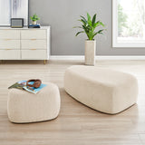 Carlese Fabric Small Ottoman - What A Room