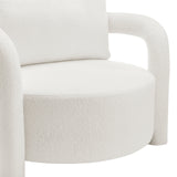 Maisie Faux Shearling Accent Arm Chair - What A Room