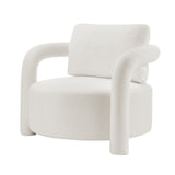 Maisie Faux Shearling Accent Arm Chair - What A Room