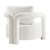 Maisie Faux Shearling Accent Arm Chair - What A Room