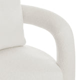 Maisie Faux Shearling Accent Arm Chair - What A Room