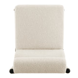 Micah Boucle Dining Side Chair Black Frame - What A Room