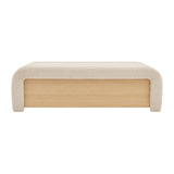 Tammy Boucle Storage Coffee Table/Ottoman - What A Room