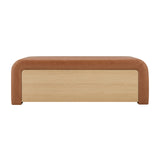 Tammy Faux Leather Storage Bench - What A Room