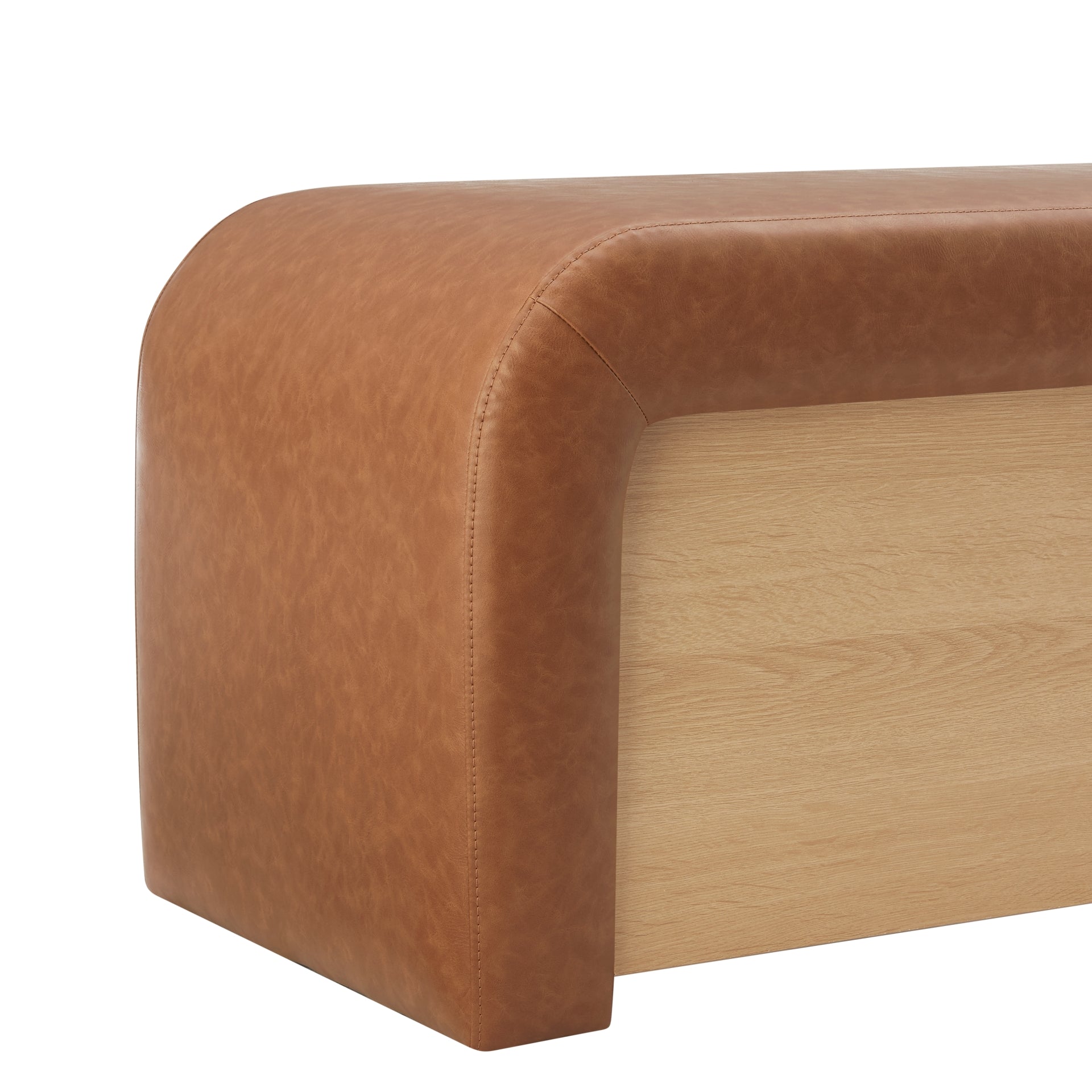 Tammy Faux Leather Storage Bench - What A Room