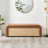 Tammy Faux Leather Storage Bench - What A Room