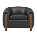 Cordelia Faux Leather Accent Arm Chair - What A Room