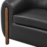 Cordelia Faux Leather Accent Arm Chair - What A Room