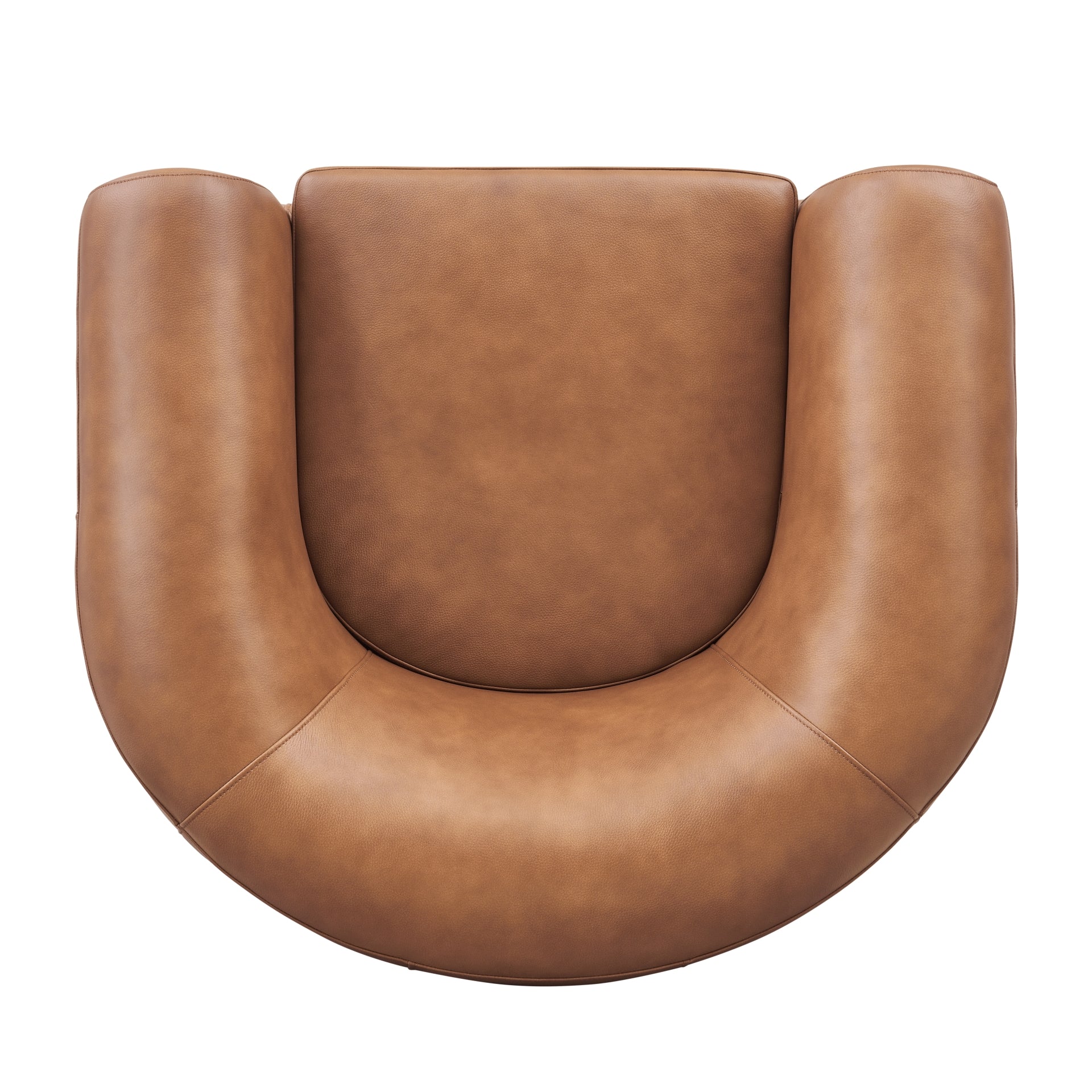 Cordelia Top Grain Leather Accent Arm Chair - What A Room