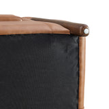 Cordelia Top Grain Leather Accent Arm Chair - What A Room