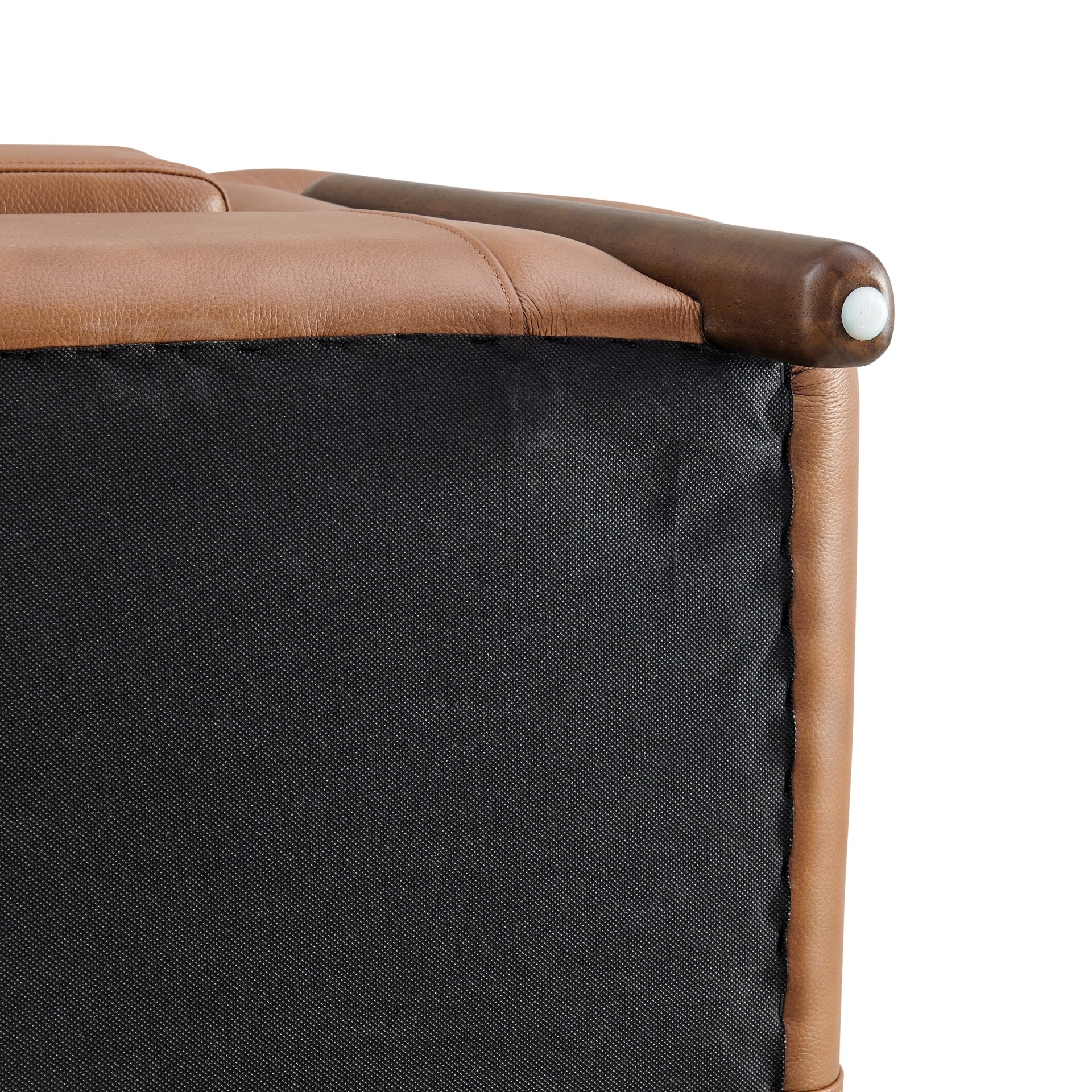 Cordelia Top Grain Leather Accent Arm Chair - What A Room