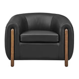 Cordelia Top Grain Leather Accent Arm Chair - What A Room