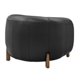 Cordelia Top Grain Leather Accent Arm Chair - What A Room