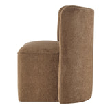 Morraine Chenille Dining Side Chair w/ Casters - What A Room