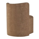 Morraine Chenille Dining Side Chair w/ Casters - What A Room