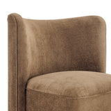 Morraine Chenille Dining Side Chair w/ Casters - What A Room