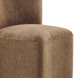 Morraine Chenille Dining Side Chair w/ Casters - What A Room