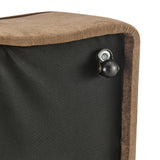 Morraine Chenille Dining Side Chair w/ Casters - What A Room