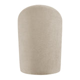 Cabrina Chenille Dining Side Chair w/ Casters - What A Room