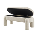 Bowden Chenille Storage Bench - What A Room