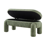 Bowden Chenille Storage Bench - What A Room