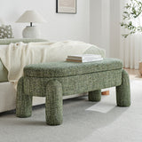Bowden Chenille Storage Bench - What A Room