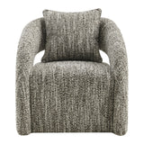 Lunessa Boucle Accent Arm Chair - What A Room