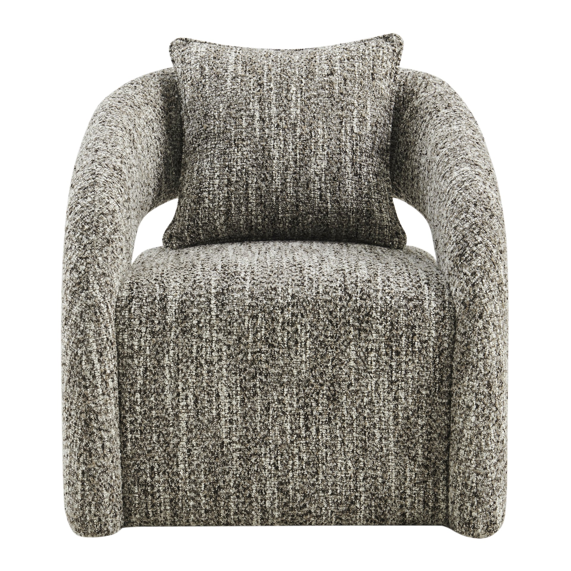 Lunessa Boucle Accent Arm Chair - What A Room