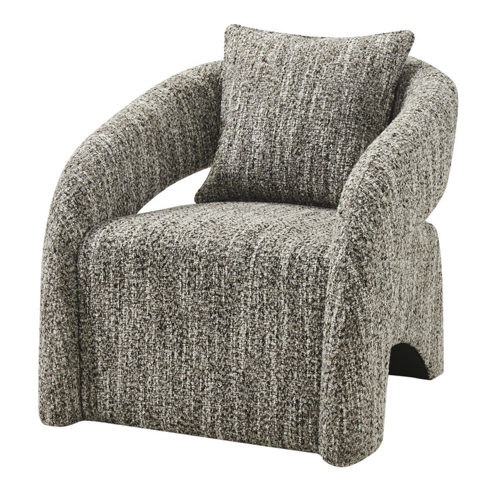 Lunessa Boucle Accent Arm Chair - What A Room