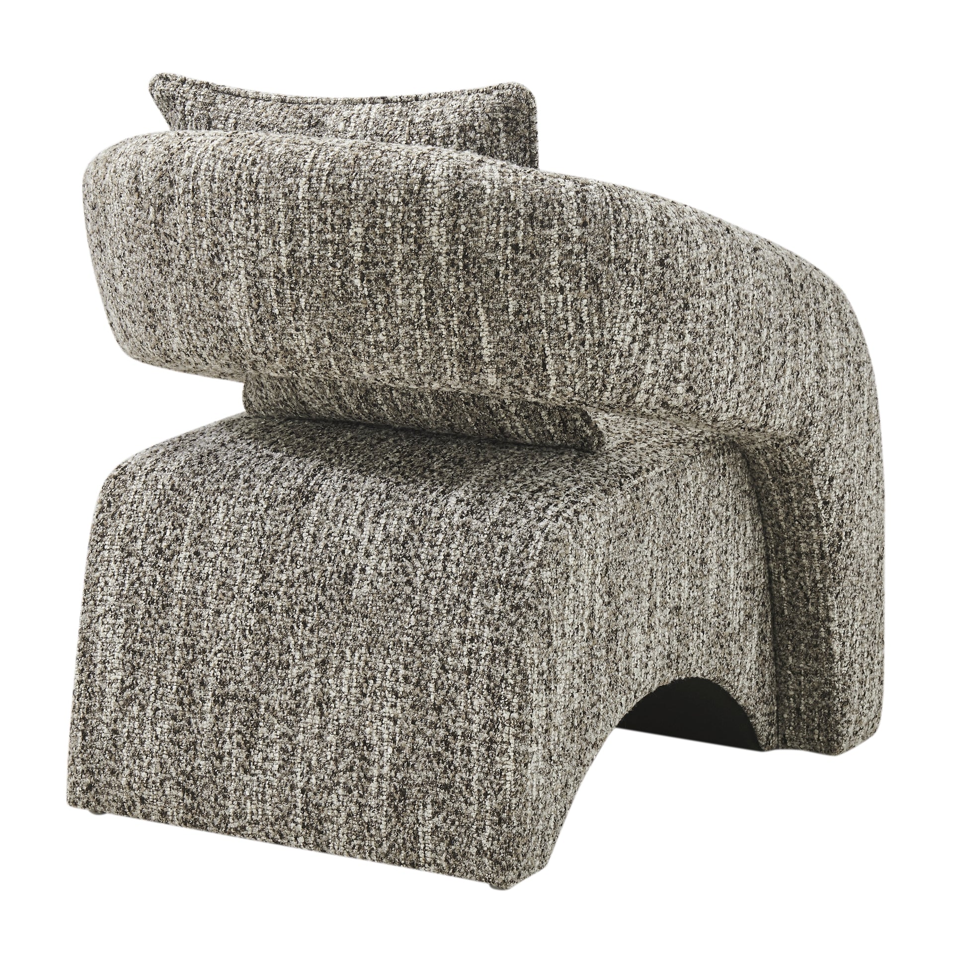 Lunessa Boucle Accent Arm Chair - What A Room